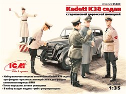 Kadett K38 седан, с Германской дорожной полицией