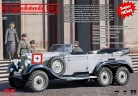 Германский автомобиль G4 (1939) с пассажирами