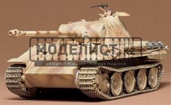 Средний танк Panther (Sd.kfz.171) Ausf.А с 75 мм пушкой и пулем.KWK42 (2 фигурами танкистов)