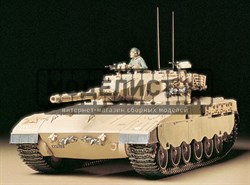 Израильский танк Merkava с 105-мм пушкой и 1 фигурой танкиста