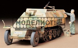 Полугусеничный БТР Sd.kfz.251/9 Ausf.D KANONENWAGEN с короткоствольной пушкой KwK37L/24 и 1 фигурой