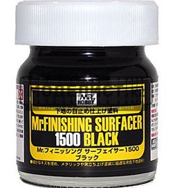 грунтовка MR.FINISHING SURFACER 1500 BLACK 40м