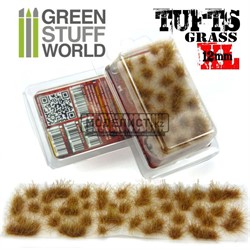 Grass TUFTS XL - 12mm self-adhesive - DRY BROWN