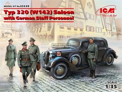 Typ 320 (W142) Saloon with German Staff Personnel