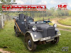 le.gl.Einheitz-Pkw Kfz.2, WWII German Light Radio Communication Car