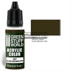 Acrylic Color OLIVE-BROWN OPS