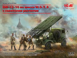 БМ-13-16 на шасси W.O.T. 8 c cоветским расчетом