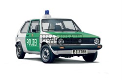 VW Golf Polizei