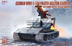 German WWII E-100 Panzer Weapon Carrier with Rheintochter 1 Missile Launcher