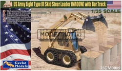 US Army Light Type III Skid Steer Loader (M400W) with Bar Track