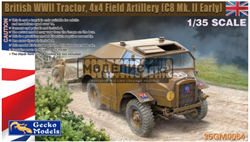 British WWII Tractor, 4x4 Field Artillery (C8 Mk.II Early)