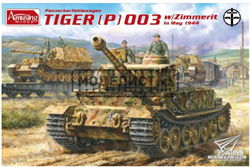 Panzerbefehlswagen Tiger (P) 003 w/Zimmerit in May 1944