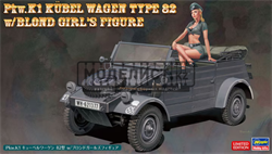 Pkw.K1 Kübelwagen Type 82 w/Blond Girl's Figure