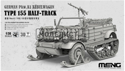 German Pkw.K1 Kübelwagen Type 155 Half-Track VS-018 - фото 44738