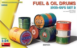 Бочки для топлива и масла 1930-50-х годов, набор 2 17986 - фото 44776