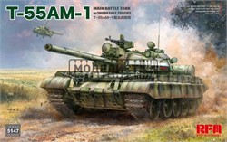 T-55AM-1 Main Battle Tank w/ workable tracks 5147 - фото 45426
