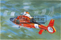 US Coast Guard HH-65C Dolphin Helicopter 05107 - фото 46591