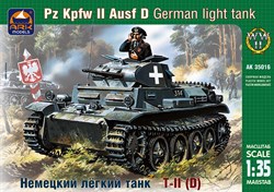 Немецкий лёгкий танк Pz.Kpfw.II Ausf.D