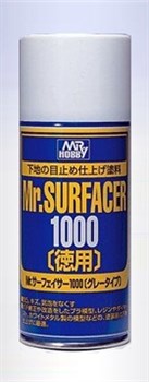 Краска-грунтовка в баллончиках  Mr.SURFACER 1000 DELUXE 170мл