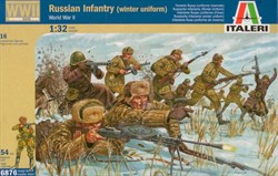 Солдаты  WWII RUSSIAN INFANTRY (WINTER UNIFORMS) (1:32)