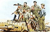 Фигуры Роммель и немецкий Танковый Экипаж, ДАК 2МВ - фото 10395