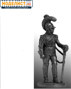 Офицер полка "Гард дю Кор". Саксония, 1810-13 гг. - фото 13628