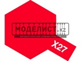 Х-27 Clear Red (Прозр. красная) краска акрил. 10мл - фото 17608