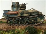 Модель-копия английского лёгкого разведывательного танка Mk-VIA - фото 17788