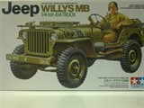 Американский 1/4-тонный джип 4х4  WILLYS MB (2 варианта сборки) и 1 фигурой водителя - фото 20179