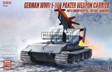 German WWII E-100 Panzer Weapon Carrier with Rheintochter 1 Missile Launcher - фото 34277