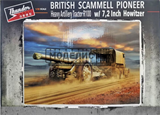 British Scammell Pioneer Heavy Artillery Tractor R100 with 7.2 Inch Howitzer - фото 36668