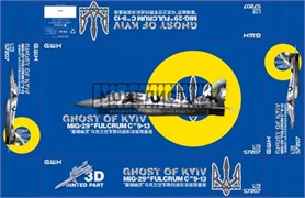 "Ghost of Kyiv" MiG-29 "Fulcrum C" 9-13 7207 L