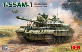 T-55AM-1 Main Battle Tank w/ workable tracks 5147
