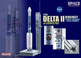 Космический аппарат  DELTA II ROCKET  w/LAUNCH PAD  (1:400) - фото 9223
