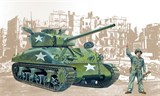 Танк  M4 A1 SHERMAN (1:35) - фото 9426