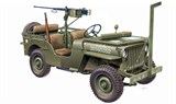 Автомобиль  WILLYS JEEP WITH M2 MACHINE GUN (1:35) - фото 9440