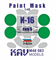 Окрасочная маска для И-16 тип 5 (Звезда) KAV M 48083 - фото 40707