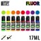 Set x8 Fluor Paints 8436554368525 - фото 44930