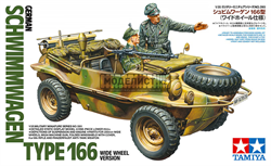 German Schwimmwagen Type 166 Wide Wheel Version 35393 - фото 47766