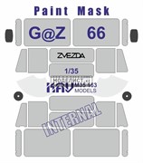 GAZ-66 masks (double sided) Zvezda M 35 163