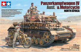 Panzerkampfwagen IV Ausf F. & Motorcycle North Africa 25208